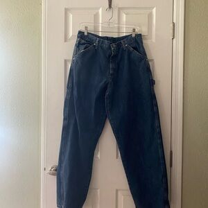 Wrangler Men's Dark Blue Relaxed Jeans